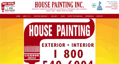 Desktop Screenshot of housepaintinginc.com
