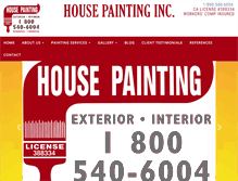 Tablet Screenshot of housepaintinginc.com